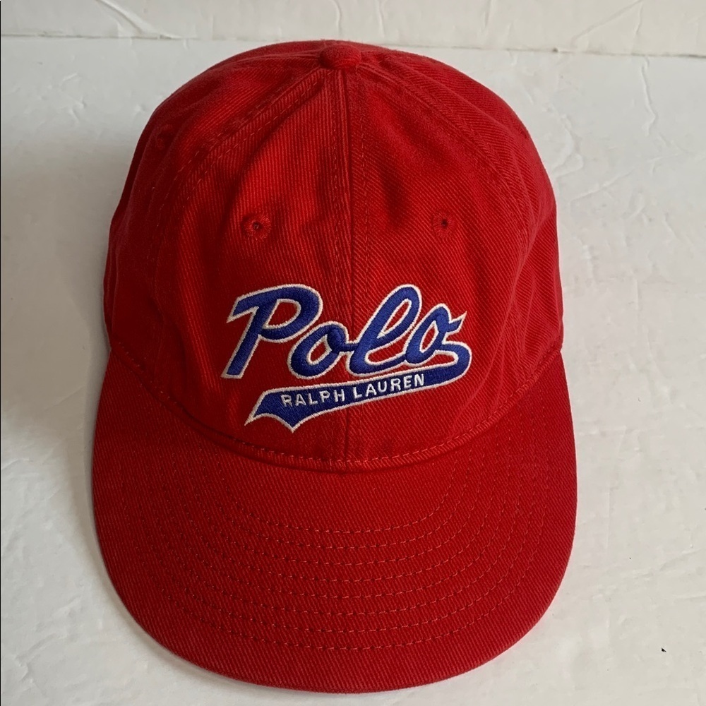 Polo Ralph Lauren Twill Red Baseball Cap NWT